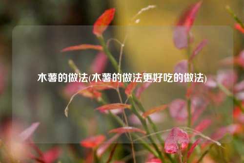 木薯的做法(木薯的做法更好吃的做法)