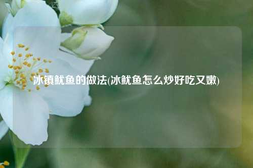 冰镇鱿鱼的做法(冰鱿鱼怎么炒好吃又嫩)